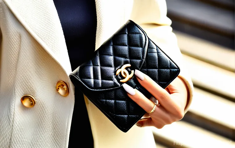 샤넬 코코 지갑과 퀼팅 지갑의 차이점 - Prompt 1: Classic Chanel Quilted Wallet - Timeless Elegance**